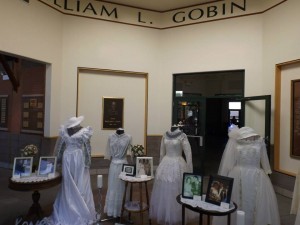 Front Entry Way with Wedding Gowns On Display